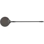 image of Browne USA 241056 Napolitani Pizza Peel – Round 10" Stainless Steel Blade, 56" Steel Handle