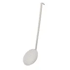 image of Browne USA 375 Skimmer - 6" Perforated Bowl, 13.7" Hooked Handle, Polished Stainless, 6" Diameter