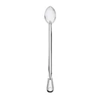 image of Browne USA 4780 Serving Spoon – 18" Reinforced Handle, Deep Groove, 1.5 mm Stainless Steel