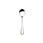 image of Browne USA 501413 - Round Soup Spoon, 7.8"/20cm, 18/0 Stainless Steel, Mirror - Dozen