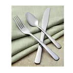 image of Browne USA 502817 Windsor Bouillon Spoon, 6" Length, 18/0 Stainless Steel, Vibro - 1 Dozen