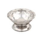 image of Browne USA 515044 Sherbet Sundae Dish 5 oz (4-3/10" Dia.) Paneled Edge Base Stainless Steel Mirror