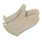 image of Browne USA 541317 Oven Mitt, 17" Heat‑Resistant to 200°F, Water‑Repellent, Cotton, USA - 1 Pair