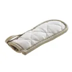 image of Browne USA 543206 Pot Holder - 6" Beige Cotton with Silicone Interior, Heat-Resistant to 200°F