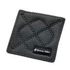 image of Browne USA 5436102 KitchenGrips Hot Pad, 7" x 7" Black Neoprene, Heat -134°F‑500°F, Dishwasher Safe