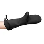 image of Browne USA 5443502 KitchenGrips Puppet Oven Mitt, 15" Black Neoprene, Dishwasher Safe