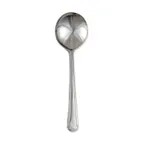 image of Browne USA 5509 Soup Bouillon Spoon, 5-4/5" Length, 18/0 Stainless Steel, Medium Weight - Dozen