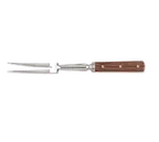 image of Browne USA 5551 Pot Fork, 14" Length, Forged Stainless Steel Blade, Walnut Wood Handle with Rivets