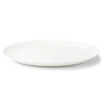 image of Browne USA 5630117 Oval China Plate, 12" x 8" Coupe Rim, White Vitrified Porcelain - Dozen