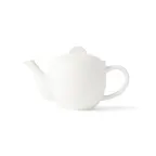 image of Browne USA 5630133 - 450ml White Porcelain Tea Pot, 7.5"x4.25"x4.75" with Lid