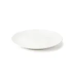 image of Browne USA 5630163 - 8" Round China Plate, High Alumina Porcelain, White Coupe Rim - Dozen