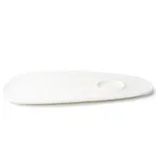 image of Browne USA 5630170 Oval Plate, 13.250" (33.7x19.2 cm) High-Alumina Porcelain, White - Dozen