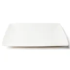 image of Browne USA 5630191 China Plate, 10.25" Square Coupe Rim, White High‑Alumina Porcelain - 1 Dozen
