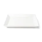 image of Browne USA 5630194 China Plate, 8.5" Square White Porcelain With Wide Rim, - Dozen