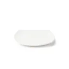 image of Browne USA 5630195 China Plate, 6.75" Square Coupe Rim, White Porcelain - Dozen