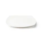image of Browne USA 5630196 China Plate, 8.5" Rounded Square Coupe Rim, White Vitrified Porcelain - Dozen