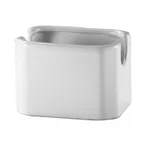 image of Browne USA 564001 Sugar Packet Holder, 4" x 2-4/5" x 2-4/5" Rectangular Ceramic White