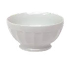 image of Browne USA 564006 - White 16 Oz Stoneware Bowl, 5" Dia x 3" H, Oven/Microwave/Dishwasher Safe