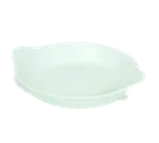 image of Browne USA 564010W Au Gratin Dish, 6-1/2" Diameter, 10 oz, Round White Porcelain