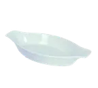 image of Browne USA 564011 Lasagna Baker Au Gratin Dish, 9-1/2" x 4-1/2" x 4-3/10", 8 Oz White Ceramic