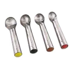 image of Browne USA 571412 Ice Cream Dipper #12, 3‑4 oz, Self‑Defrosting Aluminum, Yellow