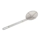 image of Browne USA 571923 Skimmer – 6-1/2" Fine Mesh Bowl, 14" Nickel‑Plated Handle, Round, 20-1/2" OAL