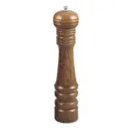 image of Browne USA 572120 Deluxe Pepper Mill, 12" Height, Walnut Wood, Forged Steel Mechanism