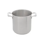 image of Browne USA 5723908 8.3 Qt Stock Pot, 8-1/5" Dia x 8" H, 1/4" Aluminum Core, Induction Ready