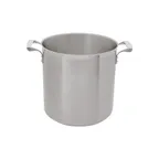 image of Browne USA 5723932 32-Qt Stock Pot, 13-3/10" Dia x 13-3/10" H, Aluminum‑Core Induction Ready Handles