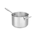 image of Browne USA 5724037 7.6 Qt Sauce Pan, 9½" x 6⅓", With ¼" Aluminum Core, Handle, Induction Ready