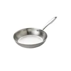 image of Browne USA 5724092 Fry Pan, 8" Dia x 1-1/2" H, Steel/Aluminum, Riveted Handle, Induction Ready, NSF