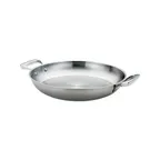 image of Browne USA 5724173 Thermalloy Paella Pan, 3.7 Qt 12½" Dia x 2" H, Steel/Aluminum, Induction, NSF