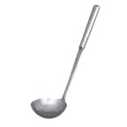 image of Browne USA 573152 Ladle – 13.4" Length, 3.65 oz (108 ml), One‑Piece Stainless Steel