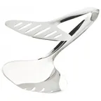 image of Browne USA 573190 Eclipse Serving Tongs, 12" Wide Tapered Handle, 18/8 Stainless Steel Mirror
