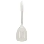 image of Browne USA 573272 Eclipse Turner 14" Slotted Handle, 4" x 3" Blade, 18/8 Stainless Steel