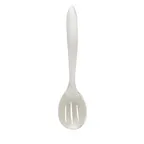 image of Browne USA 573274 Serving Spoon, 13" Slotted Stay‑Cool Handle, 18/8 Stainless Steel Satin