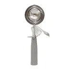 image of Browne USA 573308 Disher #8, 2‑3 oz, 18/8 Stainless Steel Bowl, Gray Plastic Handle, NSF