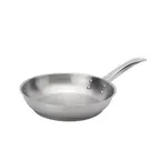 image of Browne USA 5734051 Elements Fry Pan, 11" Dia, Stainless, Riveted Handle, Induction, Oven Safe, NSF