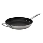 image of Browne USA 5734062 Fry Pan 12-1/2" Dia x 2" H Steel Teflon Non‑Stick 4mm Handle Induction‑Ready NSF