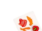 image of Browne USA 573673 - 18" x 24" Flexible Plastic Cutting Board, White, Dishwasher Safe - 4/Pack