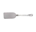 image of Browne USA 573714 Solid Stainless Steel Turner, 6" Blade, 14" Length, 1.0 mm, Stainless Steel Handle