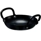 image of Browne USA 573745 Fry Pan, 5½" Dia x 1⅕" H, Black Steel, PFOA‑Free, Induction Ready, Oven Safe 200°C