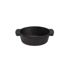 image of Browne USA 573759 6‑1/10" Oval Casserole, 11.5 oz Black Cast Iron, Non‑Stick Pre‑Seasoned PFOA‑Free