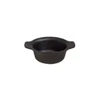 image of Browne USA 573760 Mini Casserole, 9.5 Oz., 5-4/5" Dia., Cast Iron, Black Non‑Stick, PFOA/PTFE‑Free