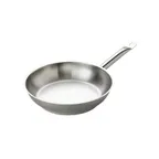 image of Browne USA 573772 Fry Pan, 11" Dia, Stainless Steel with Aluminum Core, Handle, Induction Ready