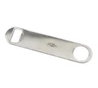 image of Browne USA 574074 Handheld Bottle Opener, 7" Flat Shaped Stainless Steel, Bar Service Tool