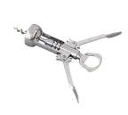 image of Browne USA 574081 Winged Corkscrew, 8.5" Length, Die‑Cast, Gear‑Level Silver Handle, Chrome Blade