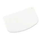 image of Browne USA 574266 Bowl Scraper – 5½" x 3½" Flexible Plastic Tool with Flat Edge for Precise Mixing