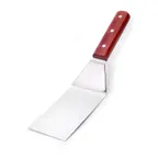 image of Browne USA 574320 Stainless Turner, 13.5" OAL, 8" x 3" Blade, Flexible Riveted Tang, Hardwood Handle