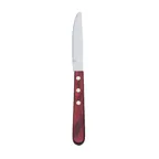 image of Browne USA 574338 Ridgeline Steak Knife, 9", Pakkawood Handle, 18/0 Steel, Length 8"-9" - Dozen